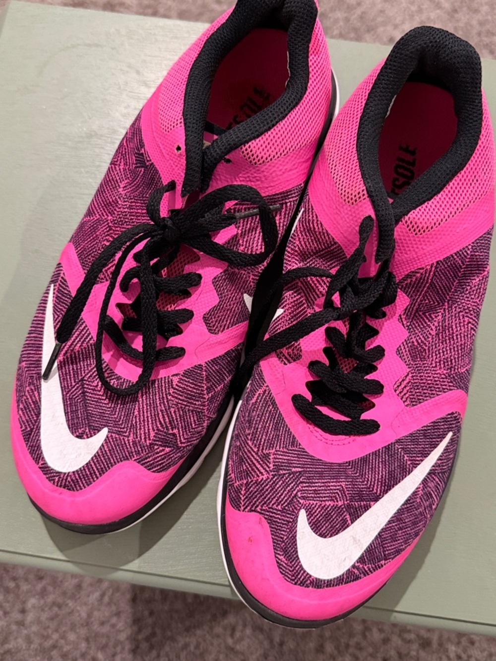 Women’s Pink Athletic Sneakers with White Accent